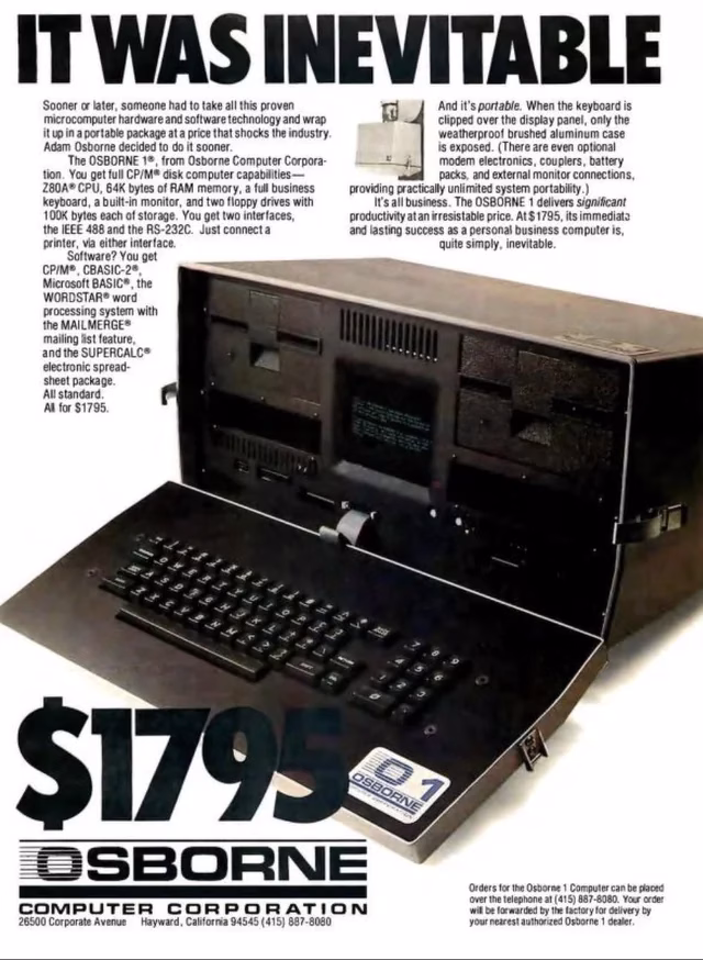 Osbourne Computer Corp, 1981