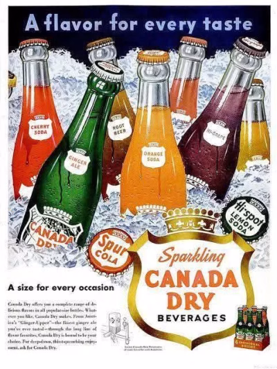 Canada Dry, 1950s