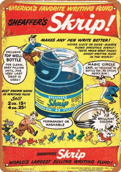 Sheaffer's Skrip, 1952