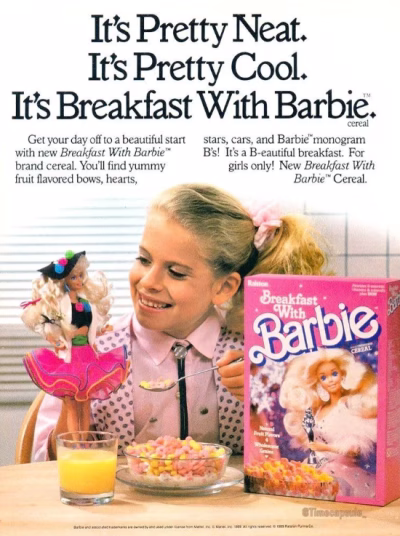 Barbie Cereal, 1989