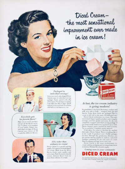 Diced Ice Cream, 1949